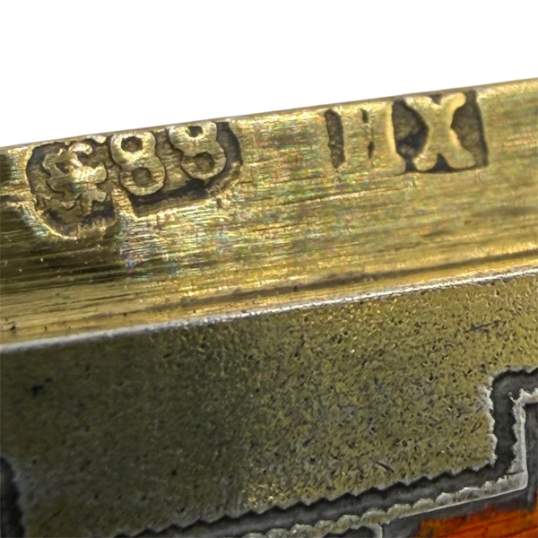 Russian silver gilt and champleve enamel cigarette case, Moscow, 1883 by Khlebnikov. - image 5
