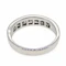 Diamond set half ET ring. - image 3