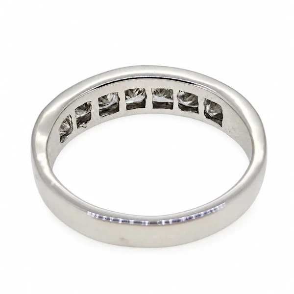 Diamond set half ET ring. - image 3