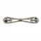 Rose cut diamond & pearl bar brooch - image 3