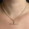 16.5″ Narrow Curb Link Albert Chain - Saddingtons Jewellery Stand 375 - image 1