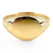 1989 Vintage Oval Signet Ring - Saddingtons Jewellery Stand 375 - image 2