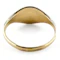 1989 Vintage Oval Signet Ring - Saddingtons Jewellery Stand 375 - image 4