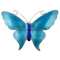 1918 Blue Enamel Butterfly Brooch - Saddingtons Jewellery Stand 375 - image 1