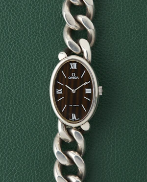 Omega DeVille Ref. 711.1904 Argent Cuban Bracelet 1973