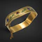 Lovely Victorian 15ct Gold And Enamel Bangle at Deco&Vintage Ltd - image 3