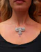 Lovely Art Deco Diamond Platinum Pendant/Brooch at Deco&Vintage Ltd - image 2