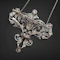Lovely Art Deco Diamond Platinum Pendant/Brooch at Deco&Vintage Ltd - image 5