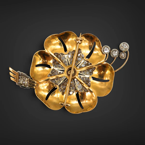 Lovely Vintage Diamond Brooch at Deco&Vintage Ltd - image 5
