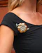 Lovely Vintage Diamond Brooch at Deco&Vintage Ltd - image 2