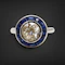 Lovely Art Deco French Diamond And Sapphire Ring at Deco&Vintage Ltd - image 4