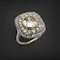 Lovely Art Deco French Diamond platinum Ring at Deco&Vintage Ltd - image 3