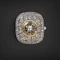 Lovely Art Deco French Diamond platinum Ring at Deco&Vintage Ltd - image 4
