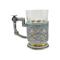 Russian silver gilt and cloisonné enamel tea glass holder, Moscow, c.1890. - image 4