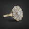 Vintage French 18ct White Gold Diamond Ring at Deco&Vintage Ltd - image 4