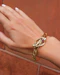 Lovely Victorian French Ruby Double Snake Bangle at Deco&Vintage Ltd - image 2