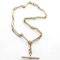 Edwardian 16.5″ Trombone & Knot Link Albert Chain - Saddingtons Jewellery Stand 375 - image 3