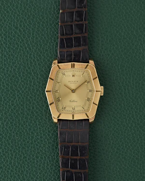 Rolex Cellini Ref. 4160 Yellow Gold 18K Hexagonal Dress Watch