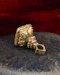 A very fine 15 ct. (tested),Yellow Gold Seal with detailed floral design and a Blood Stone intaglio with oval engraved lozenge & torso. Circa 1830 - image 3
