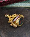 A late Georgian Pinchbeck, revolving, triple Seal, set with three oval (unmarked), Hardstones: Bloodstone, Carnelian & Carnelian with Viterous Lustre.  Circa. 1820. - image 1