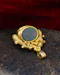 A late Georgian Pinchbeck, revolving, triple Seal, set with three oval (unmarked), Hardstones: Bloodstone, Carnelian & Carnelian with Viterous Lustre.  Circa. 1820. - image 2