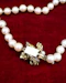 A fine Yellow Gold & Strung Cultured Pearl Necklace, set with four Round Cut Natural Sapphires (0.40 carats) and eighty three Oval and Near Shaped Cultured Pearls. Circa 1960 - image 6