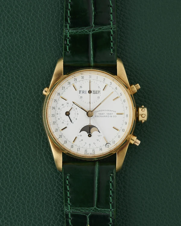 Eberhard & Co. Navy Master Ref. 30030-C White Dial 18K - image 1