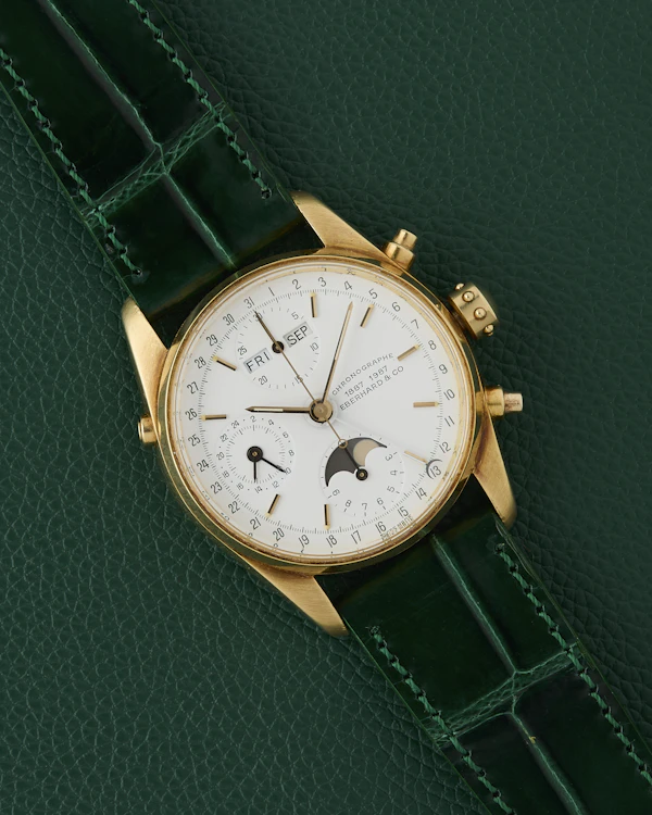 Eberhard & Co. Navy Master Ref. 30030-C White Dial 18K - image 2