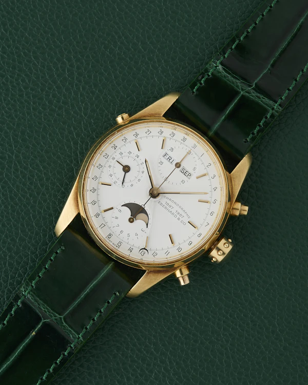 Eberhard & Co. Navy Master Ref. 30030-C White Dial 18K - image 3