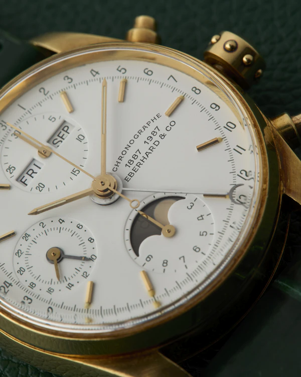 Eberhard & Co. Navy Master Ref. 30030-C White Dial 18K - image 7