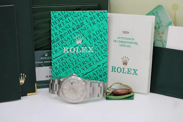 Rolex Datejust 16234 – Silver Dial – Full Set – 2002 - image 3