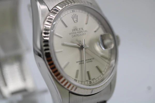 Rolex Datejust 16234 – Silver Dial – Full Set – 2002 - image 8