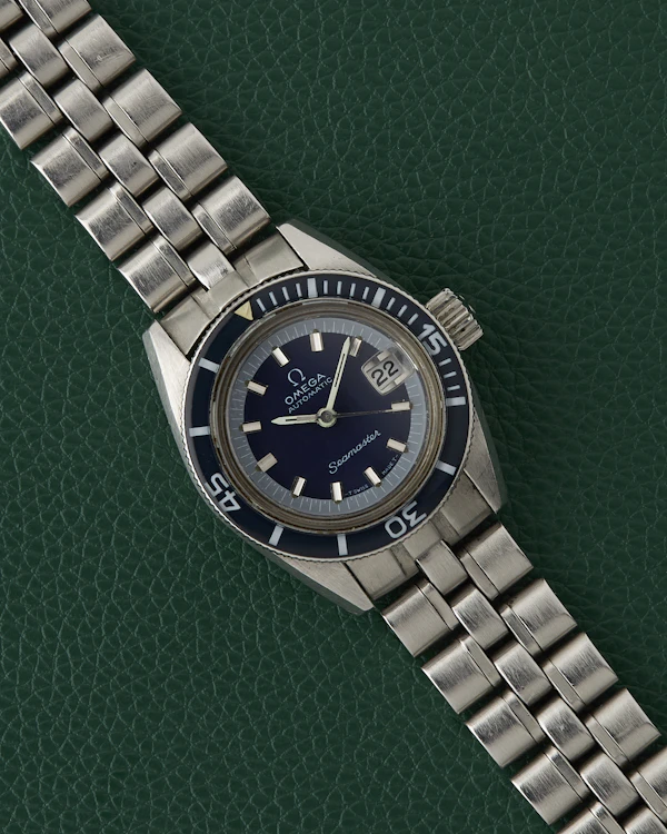 Omega Seamaster Ref. 566.024 Blue Dial Ladies Automatic - image 2