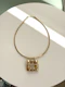 Tiffany "Window"18k gold pendant & neck ring | Gråsilver - image 2