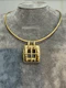 Tiffany "Window"18k gold pendant & neck ring | Gråsilver - image 6