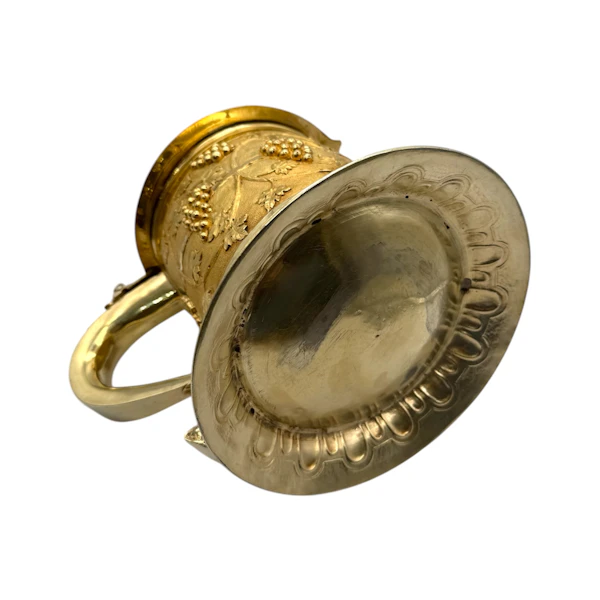 17th century George the 2nd English silver gilt tankard, London, 1657. - image 7