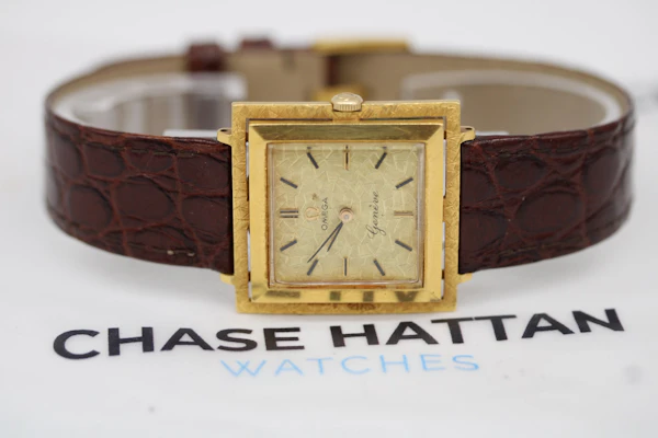 Omega Geneve Vintage Gold Watch 14455 - image 11
