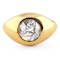 Edwardian 1.32ct Single Stone Diamond Gypsy Ring - Saddington Jewellery Stand 375 - image 1