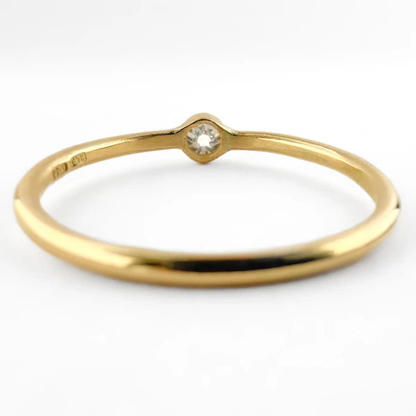 0.10ct Diamond Single Stone Ring - Saddingtons Jewellery Stand 375 - image 3