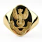 Vintage Eagle Intaglio & Motto Signet Ring - Saddingtons Jewellery Stand 375 - image 4