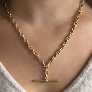 Cable Link Mariner Albert Chain - Saddingtons Jewellery Stand 375