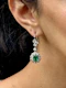 Art Deco Colombian Emerald and Diamond Drop Earrings, circa 1920–35 - image 3