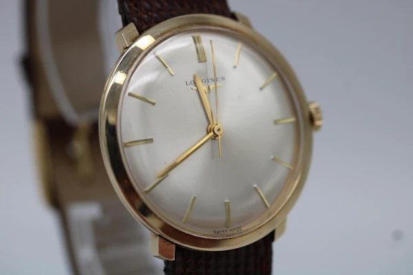Longines 9ct Vintage Watch Original Box New Strap - image 6