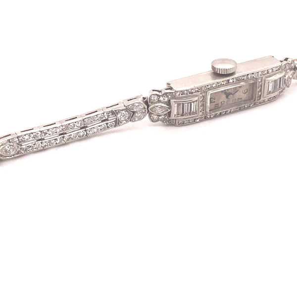 ‘Fine Dining’ Diamond Art Deco Watch , ca 1920-35 - image 10