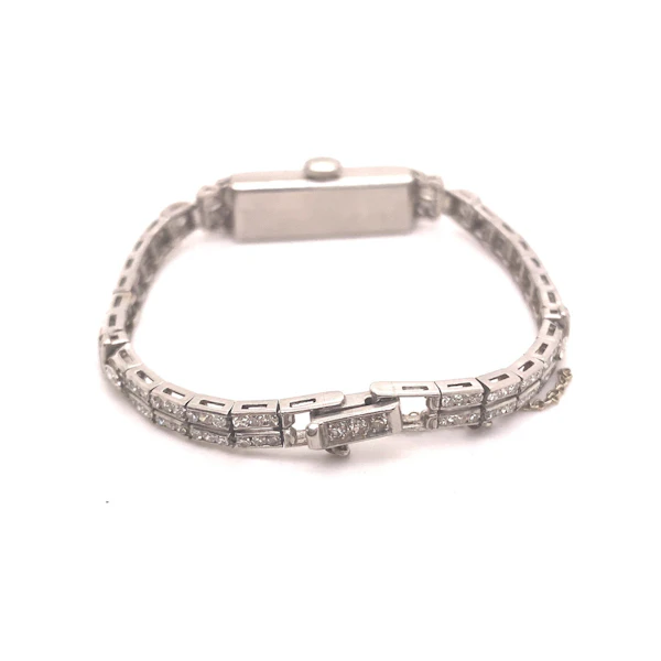 ‘Fine Dining’ Diamond Art Deco Watch , ca 1920-35 - image 3
