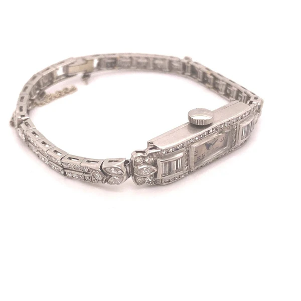 ‘Fine Dining’ Diamond Art Deco Watch , ca 1920-35 - image 2