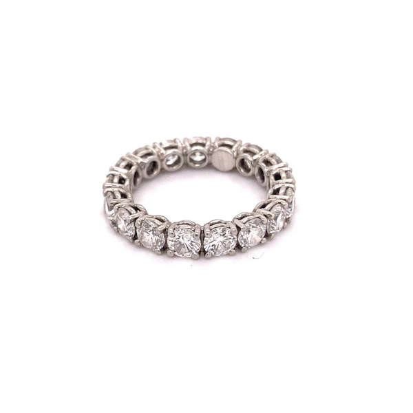 'Round Brilliant' Diamond Full Eternity Ring - image 1