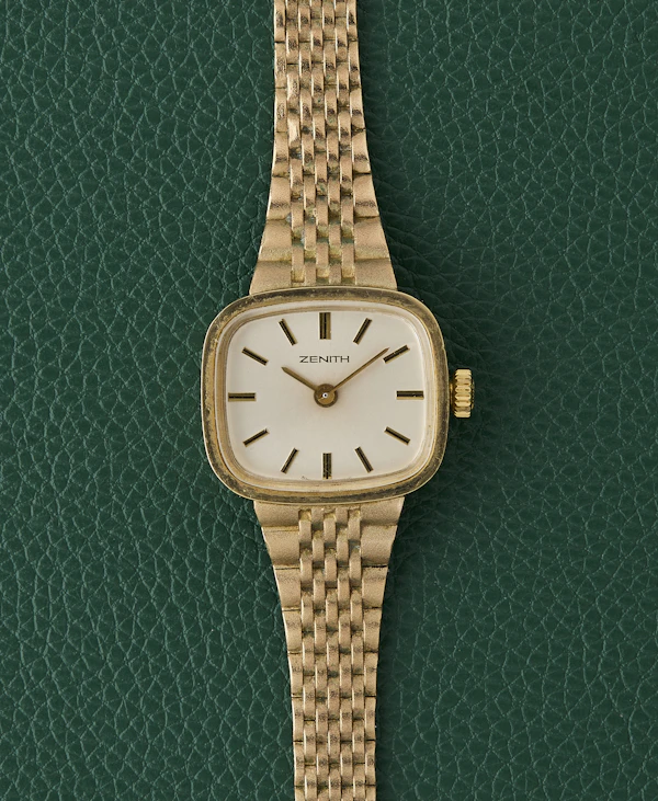 Zenith TV Case 9K Gold Ref. 63.1872.226A Cocktail Watch - image 1