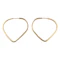 Rounded Triangular Hoop Earrings - Saddingtons Jewellery Stand 375 - image 2
