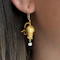 Victorian Thornhill & Co Mouse With Pearl Drop Earrings - Saddingtons Jewellery Stand 375 - image 4